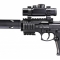 UMAREX Beretta 92 FS черный с калиматором и глушителем